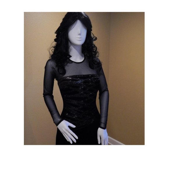 Tadashi SIXE XS BLACK VELVET - Picture 6 of 15